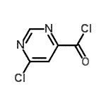 CAS 登录号：263270-52-6， 6-氯-4-嘧啶羰基氯化物