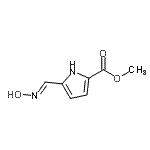 CAS 登录号：263382-26-9， 甲基5-[(E)-(羟基亚胺)甲基]-1H-吡咯-2-羧酸酯