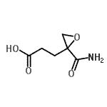 CAS 登录号：26370-99-0， 3-(2-氨基甲酰-2-环氧乙烷基)丙酸