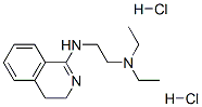 CAS 登录号：26406-62-2， N'-(3,4-二氢-1-异喹啉基)-N,N-二乙基乙二胺二盐酸盐