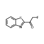CAS 登录号：26418-17-7， 1-(1,3-苯并噻唑-2-基)-2-氟乙酮