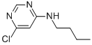结构式 CAS# 26423-00-7, N-丁基-6-氯-4-嘧啶胺
