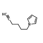 CAS#: 264873-44-1， 1-(5-Hexyn-1-Yl)-1H-Pyrrole