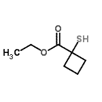 CAS 登录号：264874-47-7， 乙基1-硫基环丁烷羧酸酯