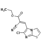 CAS 登录号：265307-86-6， 乙基(2E)-3-(6-氯咪唑并[2,1-b][1,3]噻唑-5-基)-2-氰基丙烯酸酯