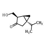CAS 登录号：265320-23-8， (1S,4R,5R)-4-(羟基甲基)-1-异丙基双环[3.1.0]己烷-3-酮