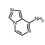 CAS 登录号：26538-77-2， 咪唑并[1,5-a]吡嗪-8-胺
