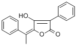 CAS 登录号：26548-70-9， (alphae)-alpha-[3-羟基-4-苯基-5-氧代呋喃-2(5H)-亚基]苯乙酸