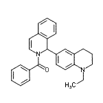 CAS 登录号：26580-42-7， [1-(1-乙基-1,2,3,4-四氢-6-喹啉基)-2(1H)-异喹啉基](苯基)甲酮