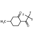 CAS 登录号：266309-21-1， 5-甲基-2-(三氟乙酰基)环己酮