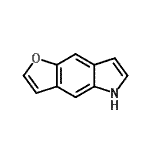 CAS 登录号：267-47-0， 5H-呋喃并[2,3-f]吲哚