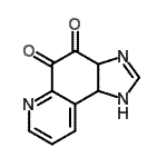 CAS 登录号：267235-43-8， 3A,9B-二氢-1H-咪唑并[4,5-f]喹啉-4,5-二酮