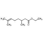 CAS 登录号：26728-44-9， 乙基3,7-二甲基-6-辛烯酸酯