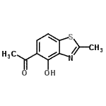 CAS 登录号：26749-58-6， 1-(4-羟基-2-甲基-1,3-苯并噻唑-5-基)乙酮