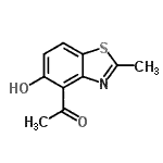 CAS 登录号：26749-59-7， 1-(5-羟基-2-甲基-1,3-苯并噻唑-4-基)乙酮