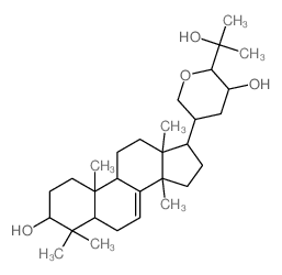 CAS 登录号：26790-93-2， (23R,24R)-21,24-环氧-5alpha-甘遂-7-烯-3alpha,23,25-三醇