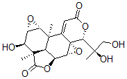 CAS 登录号：26804-82-0， (1aR,9aS)-9alpha-[(S)-1,2-二羟基-1-甲基乙基]-1abeta,1balpha,3a,3balpha,4,4abeta,5abeta,5b-八氢-4beta-羟基-3aalpha,5bbeta-二甲基-3H,7H-环氧乙烷并[i]环氧乙烷并[5,6]异苯并呋喃并[7,1-fg][2]苯并吡喃-3,7-二酮