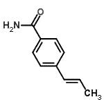 CAS 登录号：26821-90-9， 4-[(E)-丙-1-烯基]苯甲酰胺