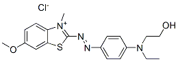 CAS#: 26850-47-5， 2-[[4-[Ethyl(2-Hydroxyethyl)Amino]Phenyl]Azo]-6-Methoxy-3-Methylbenzothiazolium Chloride