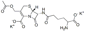 CAS 登录号：26944-38-7， (6R-(6alpha,7beta(S*)))-3-(乙酰氧基甲基)-7-(5-氨基-5-羧基戊酰基氨基)-8-氧代-5-硫杂-1-氮杂双环(4.2.0)辛-2-烯-2-羧酸钾盐
