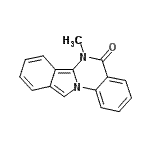 CAS 登录号：26963-26-8， 6-甲基异吲哚并[2,1-a]喹唑啉-5(6H)-酮