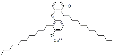 CAS 登录号：26998-97-0， 硫代二[十二烷基苯酚]钙