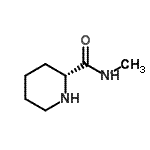 CAS 登录号：270258-76-9， (2R)-N-甲基-2-哌啶甲酰胺