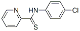 CAS 登录号：27060-28-2， N-(4-氯苯基)吡啶-2-硫代甲酰胺