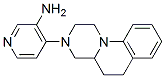 CAS 登录号：27114-10-9， 4-(2,3,4,4A,5,6-六氢-1H-吡嗪并[1,2-a]喹啉-3-基)吡啶-3-胺