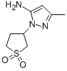 结构式 CAS# 27280-97-3, 1-(1,1-二氧代四氢噻吩-3-基)-3-甲基-1H-吡唑-5-胺