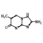 CAS 登录号：27287-73-6， 2-氨基-6-甲基[1,2,4]三唑并[1,5-a]嘧啶-5(1H)-酮