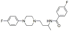 CAS 登录号：27338-61-0， 4-氟-N-[3-[4-(4-氟苯基)-1-哌嗪基]-1-甲基丙基]苯甲酰胺
