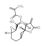 CAS 登录号：27428-86-0， [(1aR,4Z,5aR,8aR,9S,10aR,11R)-1A,2,5A,7,8,8A,9,10-八氢-11-羟基-8-亚甲基-7-氧代-3H-4,10alpha-(甲氧基甲桥)环氧乙烷并[5,6]环癸[1,2-b]呋喃-9-基] 2-甲基丙烯酸酯