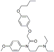 CAS 登录号：27468-61-7， 2-(4-丁氧基苯氧基)-N-[3-(二乙基氨基)丙基]-4-甲氧基乙酰苯胺