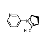 CAS 登录号：274680-31-8， (1S,4S)-2-甲基-5-(3-吡啶基)-2,5-二氮杂双环[2.2.1]庚烷