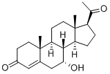 CAS#: 27534-93-6， 4-Pregnen-7alpha-Ol-3,20-Dione
