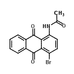 CAS 登录号：27563-14-0， N-(4-溴-9,10-二氧代-9,10-二氢-1-蒽基)乙酰胺