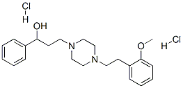 CAS 登录号：27588-43-8， 4-(2-甲氧基苯乙基)-alpha-苯基哌嗪-1-丙醇二盐酸盐