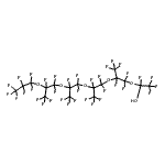 structure of CAS# 27617-34-1, 2,4,4,5,7,7,8,10,10,11,13,13,14,16,16,17,17,18,18,18-Icosafluoro-2,5,8,11,14-Pentakis(Trifluoromethyl)-3,6,9,12,15-Pentaoxaoctadecan-1-Ol;1H,1H-Pen<wbr>tatriacon<wbr>tafluoro-<wbr>(2,5,8,11<wbr>,14-penta<wbr>methyl-3,<wbr>6,9,12,15<wbr>-oxaoctad<wbr>ecan-1-ol<wbr>),  2,4,4<wbr>,5,7,7,8,<wbr>10,10,11,<wbr>13,13,14,<wbr>16,16,17,<wbr>17,18,18,<wbr>18-Icosaf<wbr>luoro-2,5<wbr>,8,11,14-<wbr>pentakis(<wbr>trifluoro<wbr>methyl)-3<wbr>,6,9,12,1<wbr>5-pentaox<wbr>aoctadeca<wbr>n-1-ol;1H,1H-Per<wbr>fluoro(2,<wbr>5,8,11,14<wbr>-pentamet<wbr>hyl-3,6,9<wbr>,12,15-ox<wbr>aoctadeca<wbr>n-1-ol);MFCD08460481