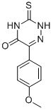 CAS 登录号：27623-06-9， 6-(4-甲氧基苯基)-3-硫代-3,4-二氢-1,2,4-三嗪-5(2H)-酮