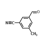 CAS 登录号：27633-88-1， 3-甲酰基-5-甲基苯甲腈