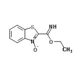 CAS 登录号：27655-24-9， 乙基1,3-苯并噻唑-2-甲亚氨酸酯3-氧化物