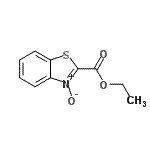 CAS 登录号：27655-25-0， 乙基1,3-苯并噻唑-2-羧酸酯3-氧化物