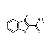 CAS 登录号：27655-27-2， 1,3-苯并噻唑-2-甲酰胺3-氧化物