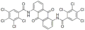 CAS 登录号：27685-83-2， N,N'-(9,10-二氢-9,10-二氧代蒽-1,5-二基)二(2,3,4,5-四氯苯甲酰胺)