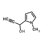 CAS 登录号：276884-38-9， 1-(1-甲基吡咯-2-基)丙-2-炔-1-醇