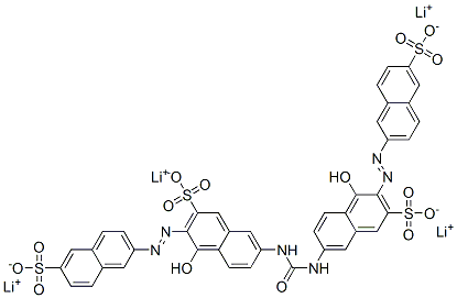 CAS#: 27820-51-5， 7,7'-(Carbonyldiimino)Bis[4-Hydroxy-3-[(6-Sulfo-2-Naphthalenyl)Azo]-2-Naphthalenesulfonic acid Tetralithium Salt