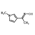 CAS 登录号：279226-14-1， (1E)-N-羟基-1-(1-甲基-1H-吡咯-3-基)乙烷亚胺