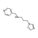 CAS 登录号：279236-32-7， 3-咪唑-1-基-N-(4-吡啶甲基)丙-1-胺