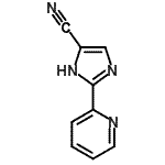 CAS 登录号：279250-91-8， 2-(2-吡啶基)-1H-咪唑-5-甲腈